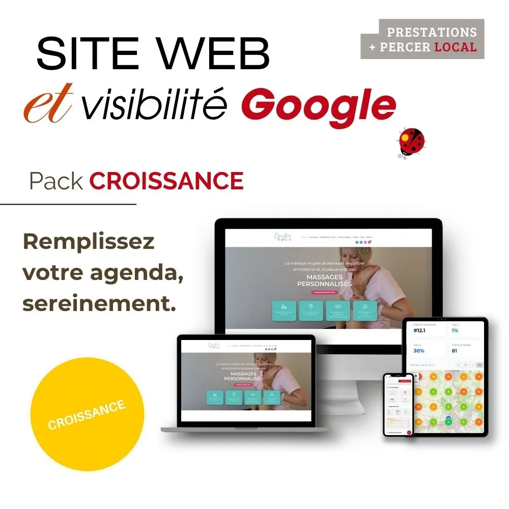 Site intenet + Percer Local - Pack Croissance