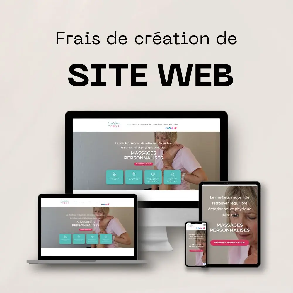 Frais de création site